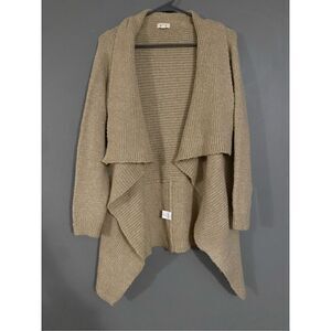 Debut Open Front Knit Irregular Hem Cardigan Size Small/Medium